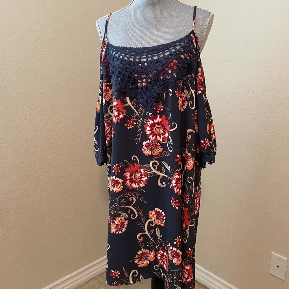 Floral print dress